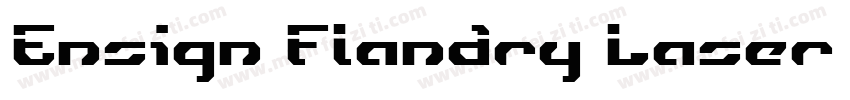 Ensign Flandry Laser Italic字体转换